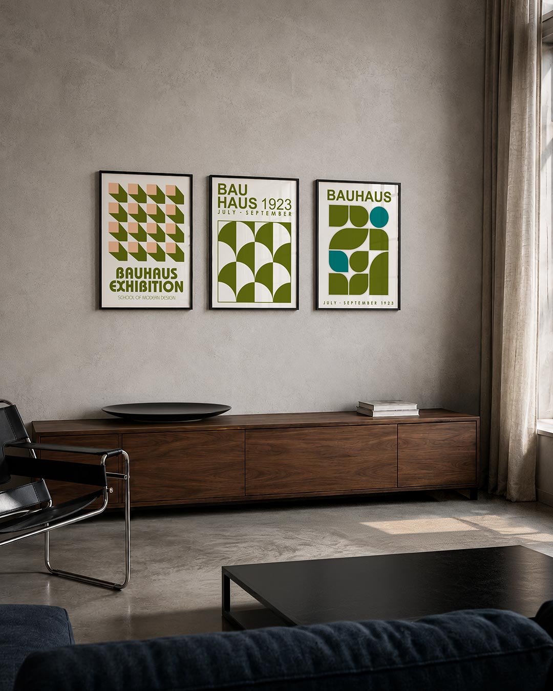 Vorm en schaduw Posterset