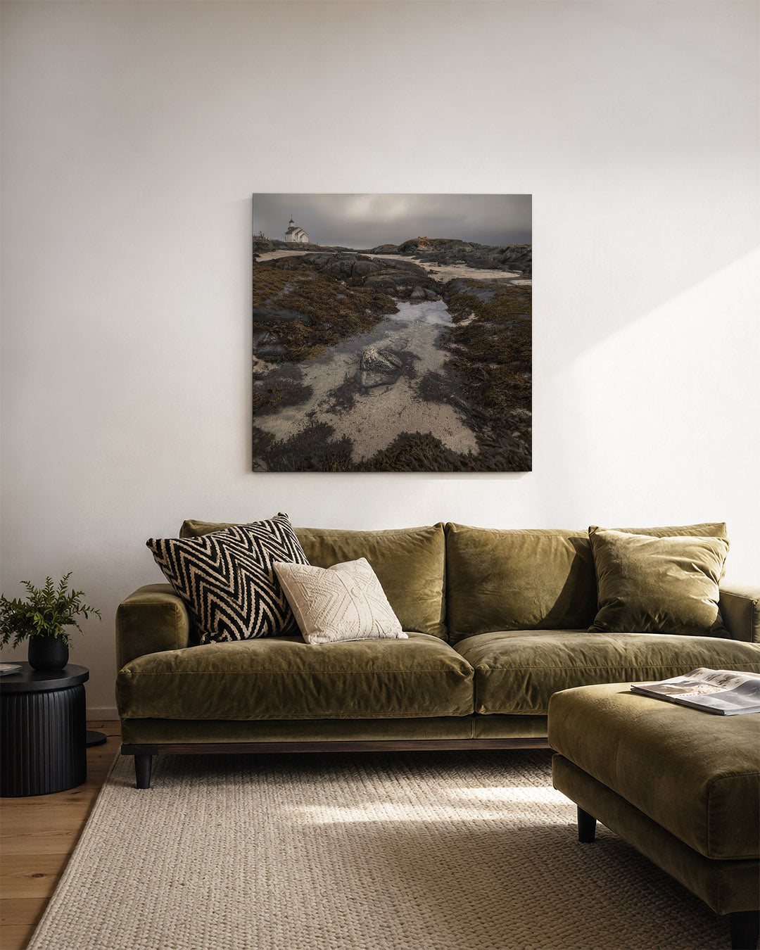 Rustige kustlijn Kunstwerk
