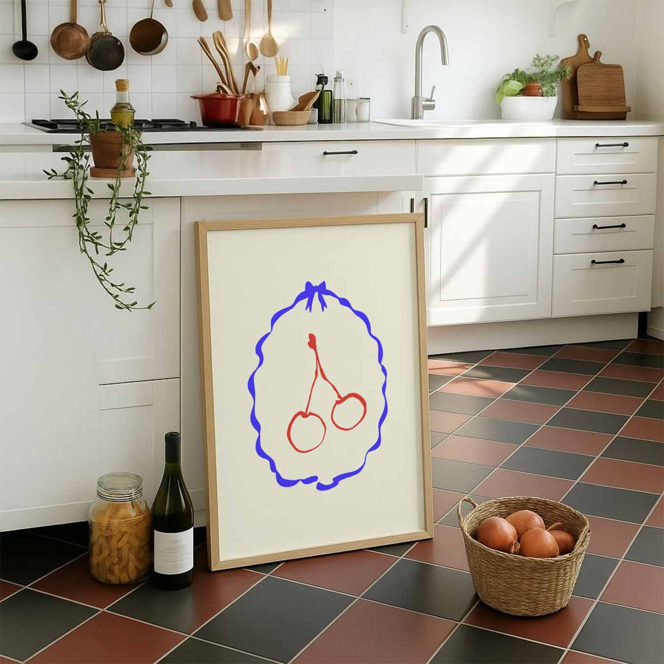 Kersen in Kunst Poster-WallArtistic