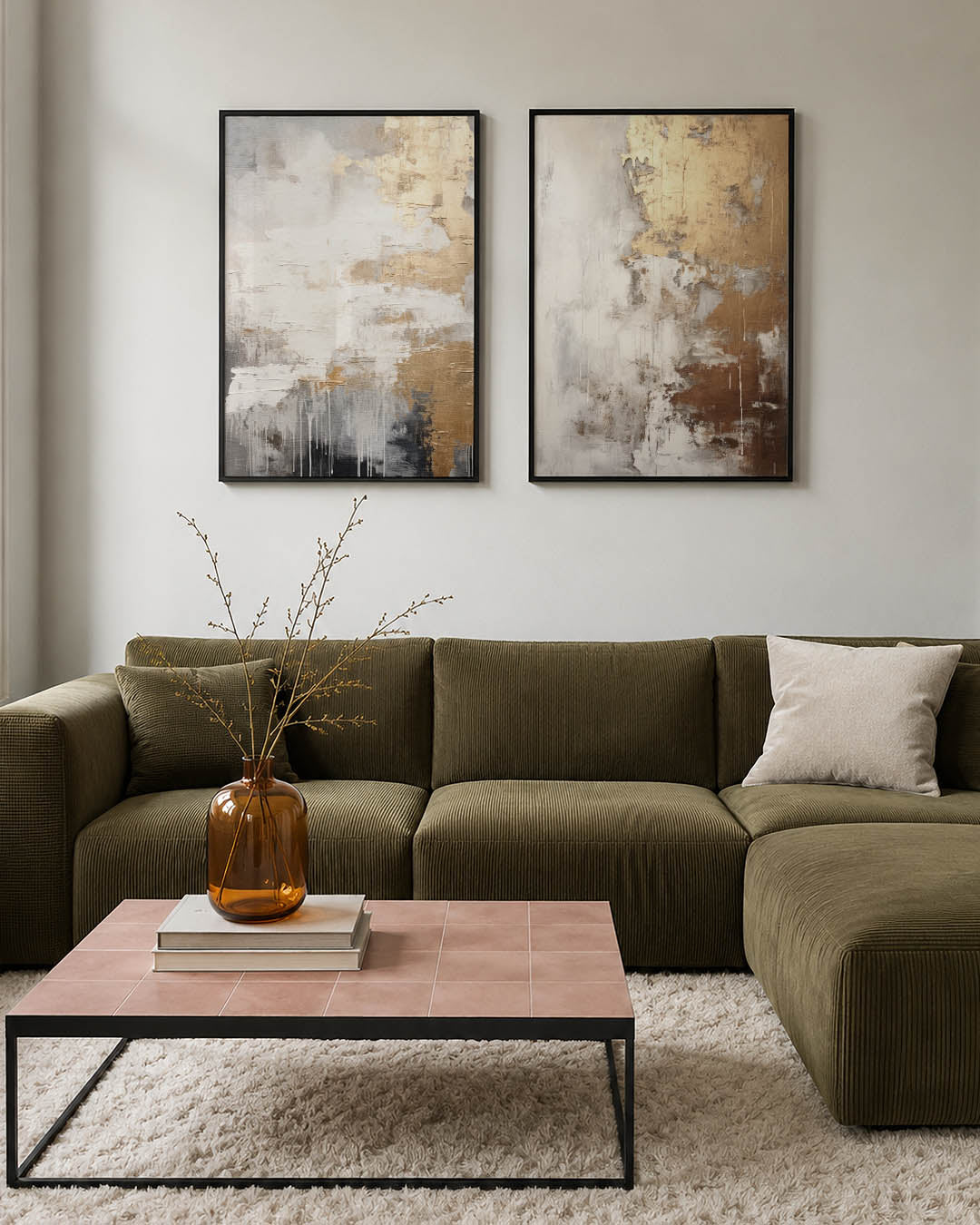Gouden vervaging Posterset