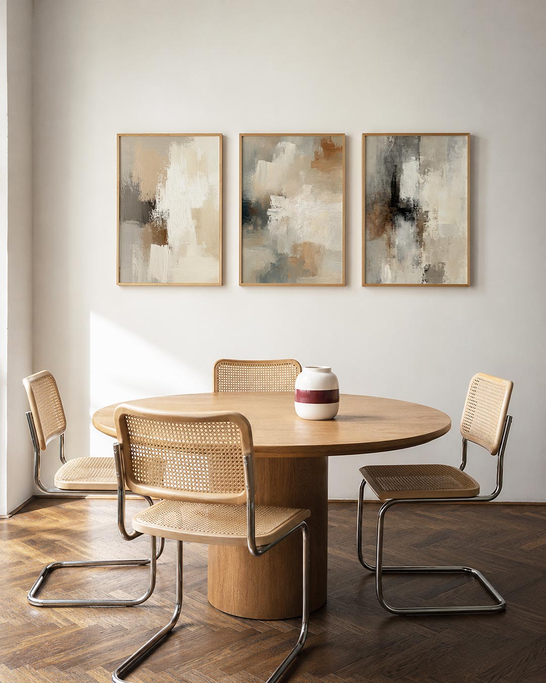 Zachte kleurvlakken Posterset