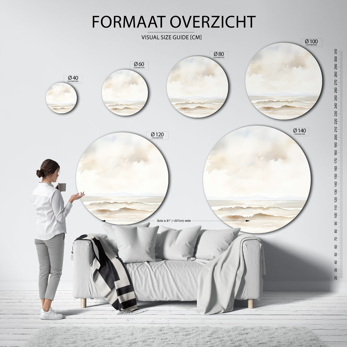 Zeezicht Muurcirkel