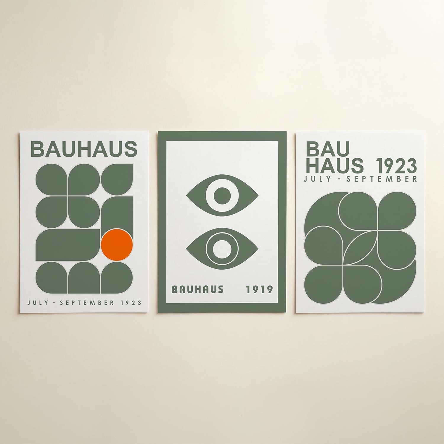 Vormen en vlakken Posterset