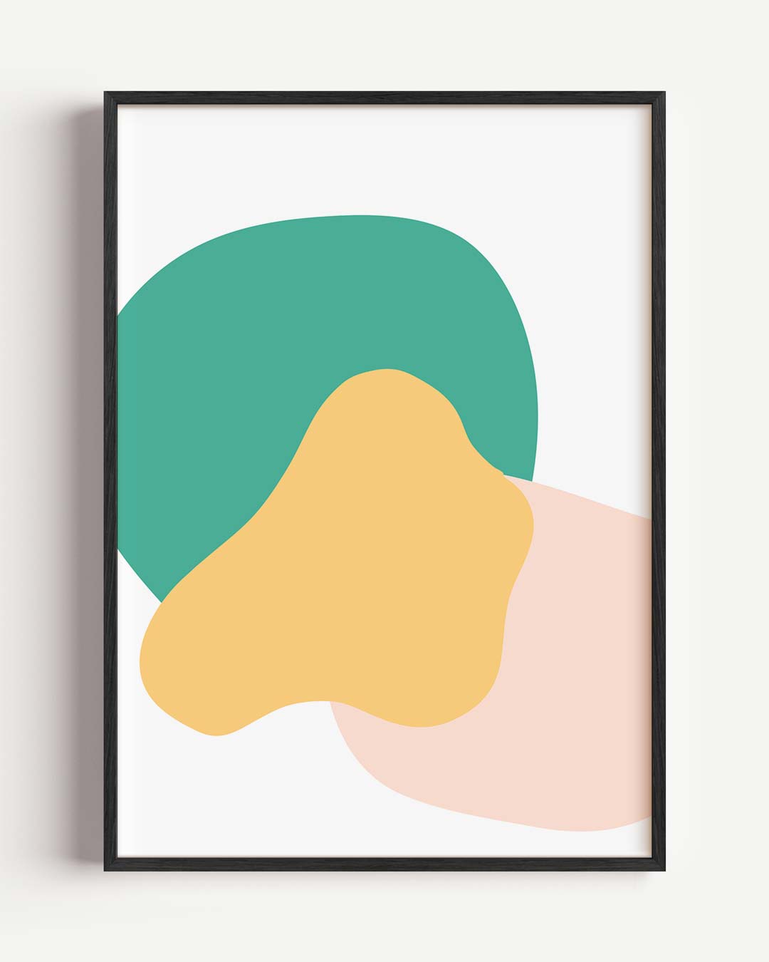 Vrolijke Abstracte Kunstposter-WallArtistic