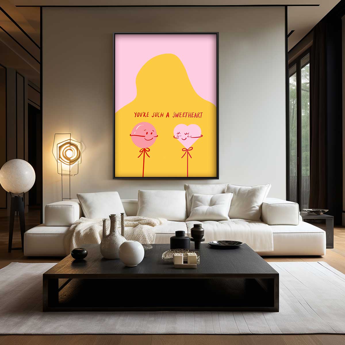 Lolly Vriendjes Kunstwerk Kunstwerk-canvas-dibond-plexiglas-wanddecoratie-WallArtistic