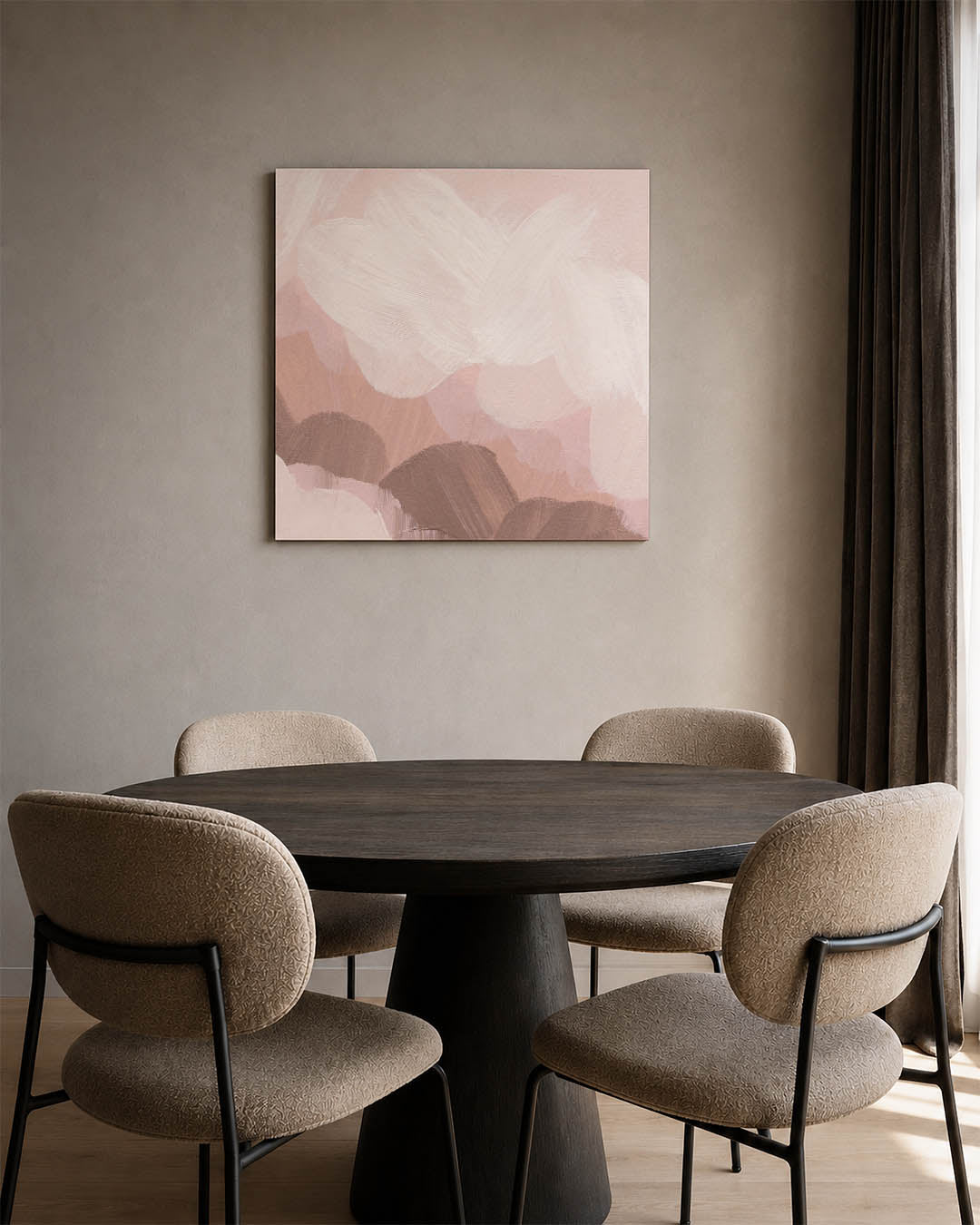 Zachte penseelstreken Kunstwerk