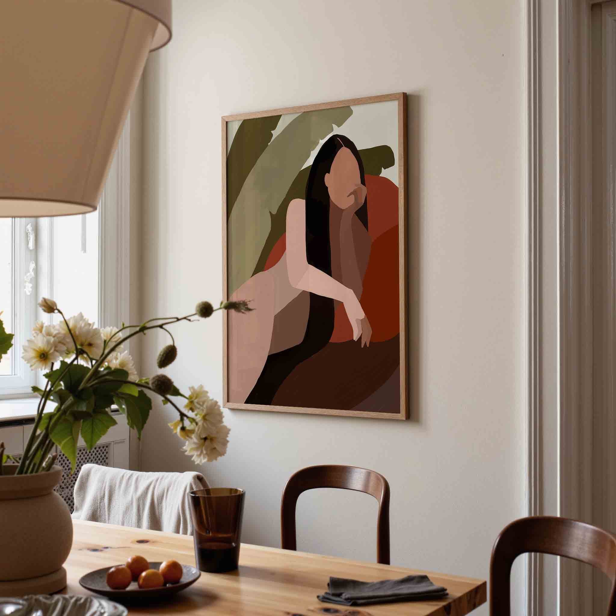 Liggende figuur Poster