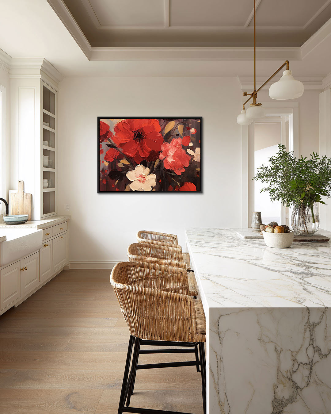 Bloemrijke kleurenpracht Kunstwerk