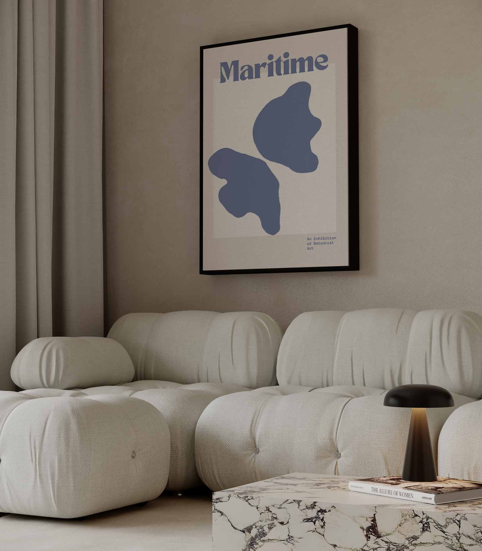 Maritime Botanische Sferen Kunstwerk-canvas-dibond-plexiglas-wanddecoratie-WallArtistic