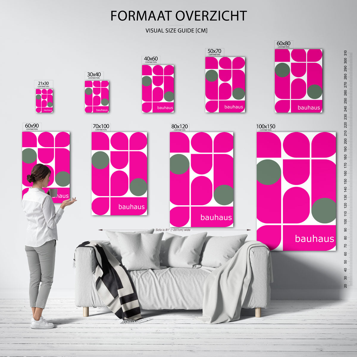 Vormen en vlakken Poster