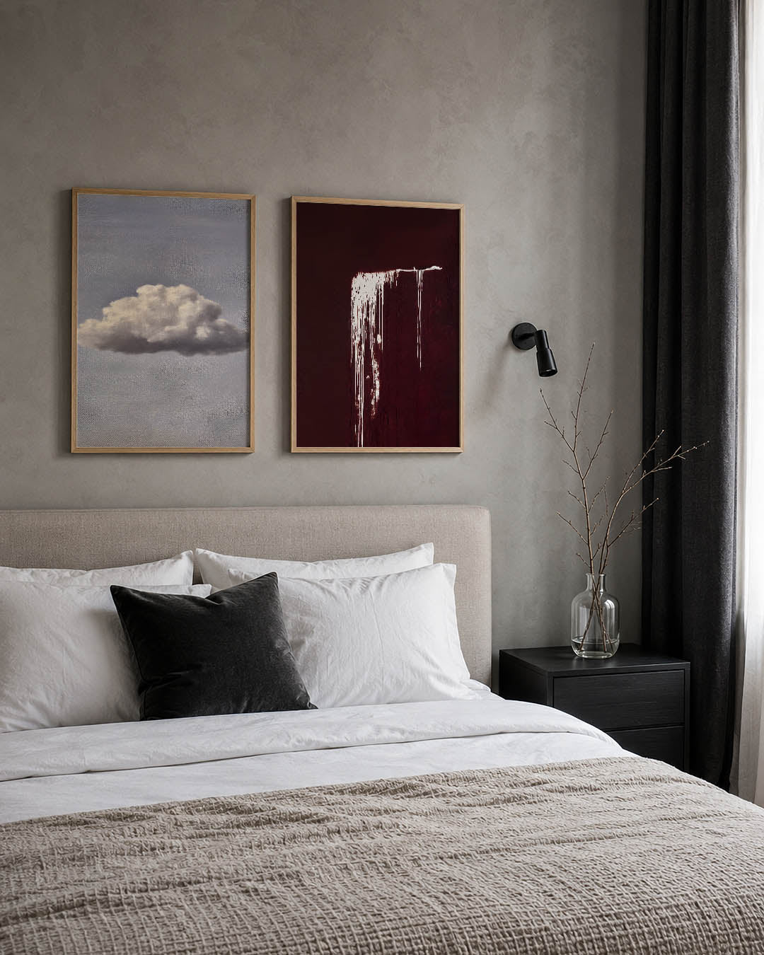 Wolk in textuur Posterset