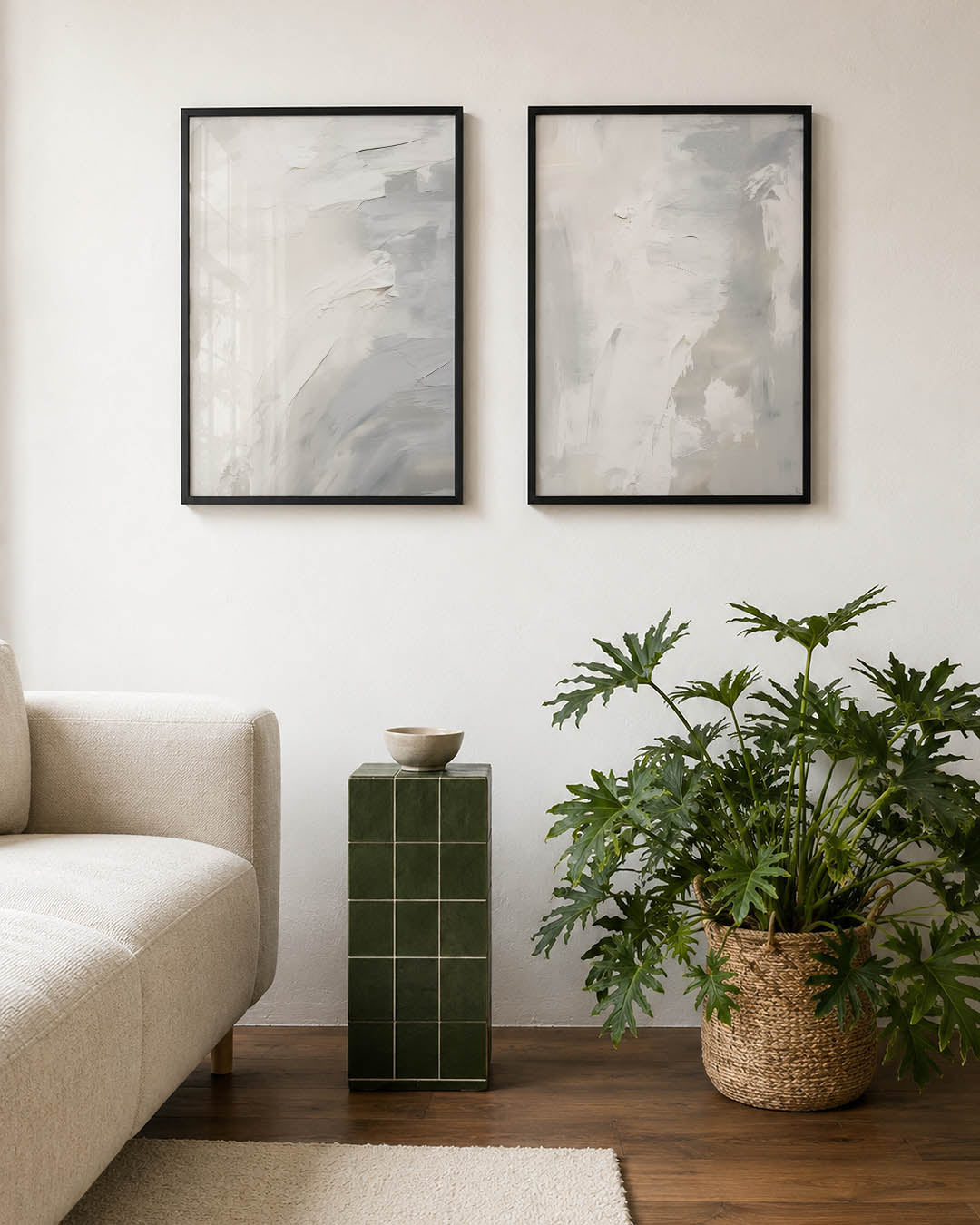 Zachte kleurvlakken Posterset