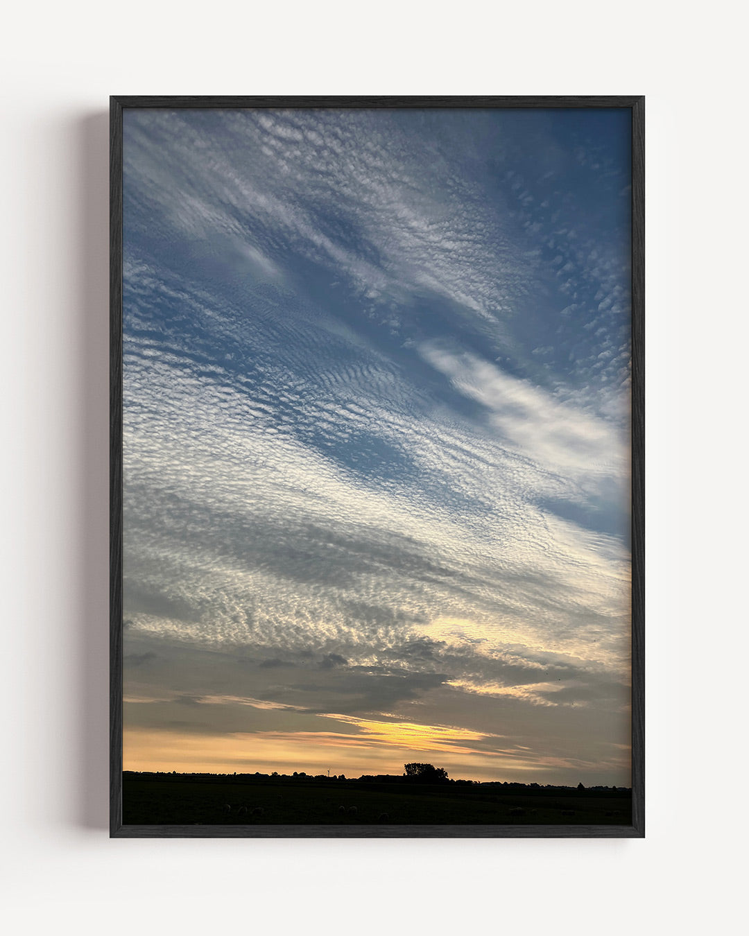Lucht met wolken Poster