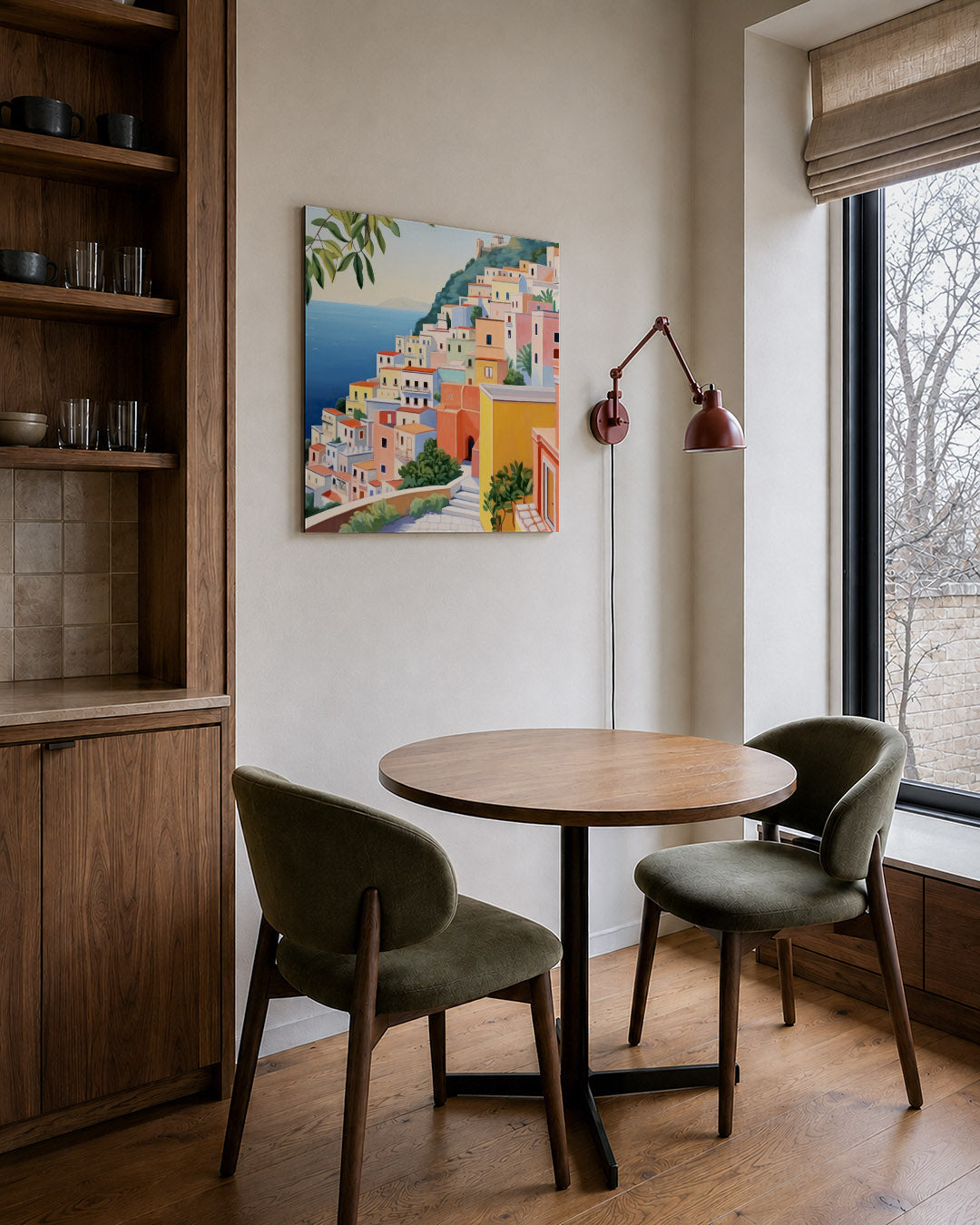 Vrolijke kusthuizen Kunstwerk