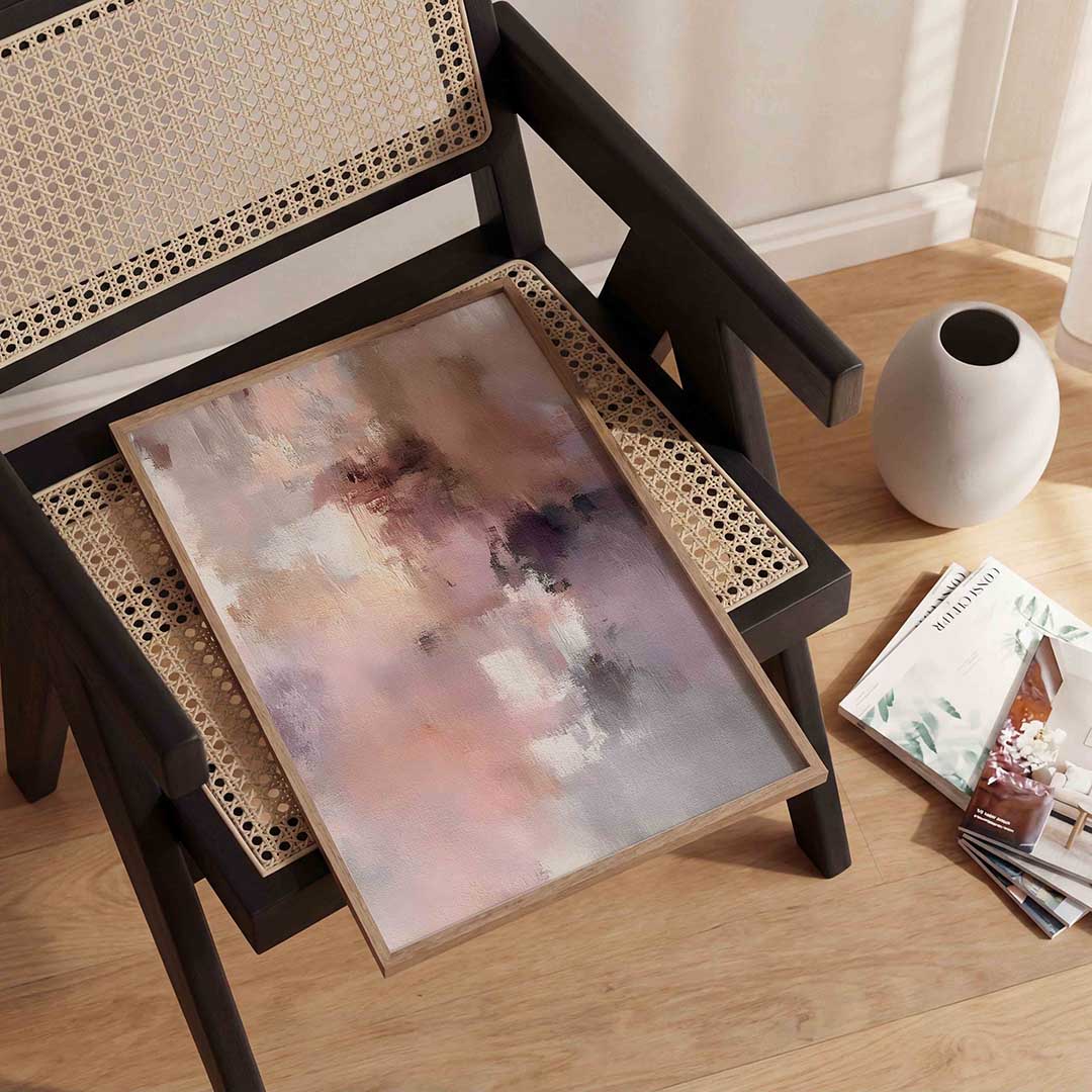 Abstracte pastel Poster