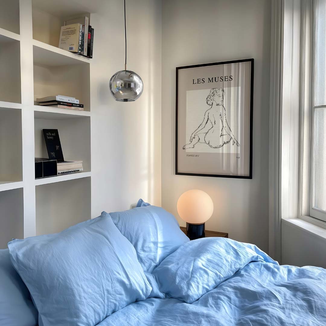 Elegante Muses Schets Poster-WallArtistic