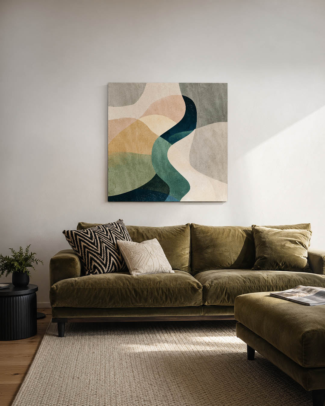 Organische vormen Kunstwerk