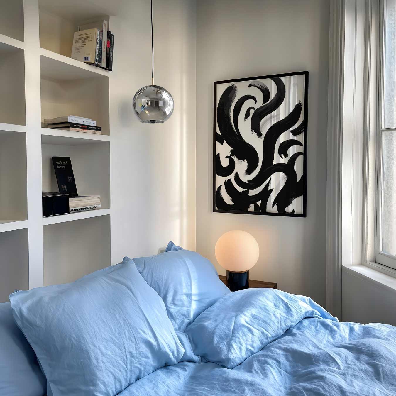 Vloeiende Stroom Poster-WallArtistic