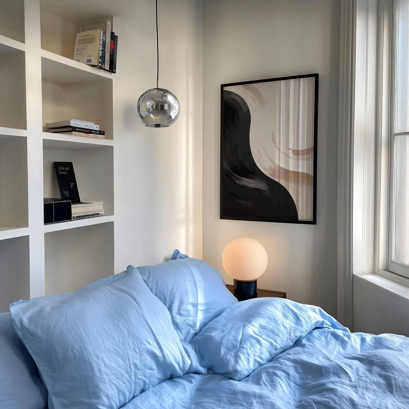 Moderne Yin-Yang Krachtposter-WallArtistic