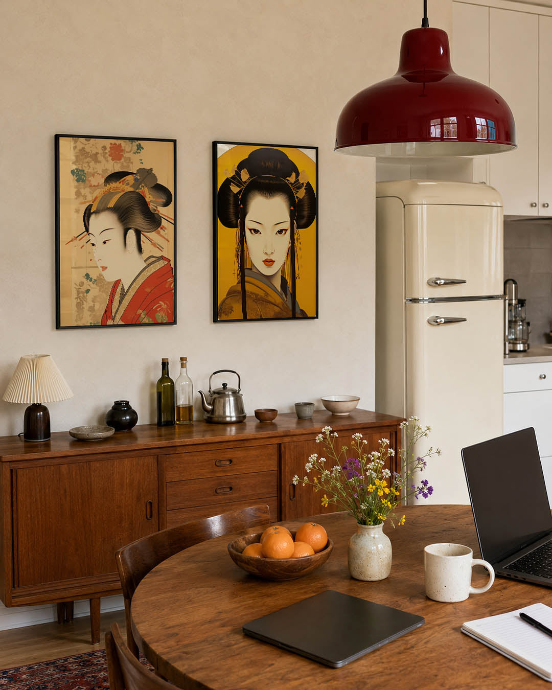 Elegante vrouw Posterset
