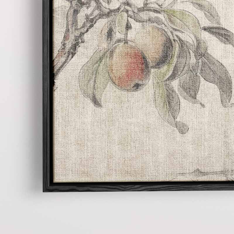 Subtiele Appeltak Illustratie Kunstwerk-canvas-dibond-plexiglas-wanddecoratie-WallArtistic