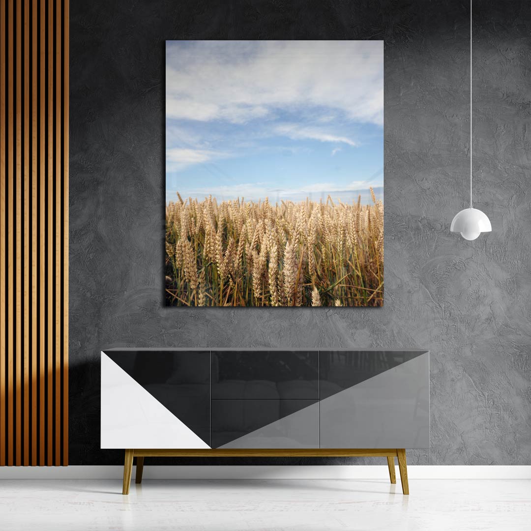 Rustiek Graanveld Poster-WallArtistic
