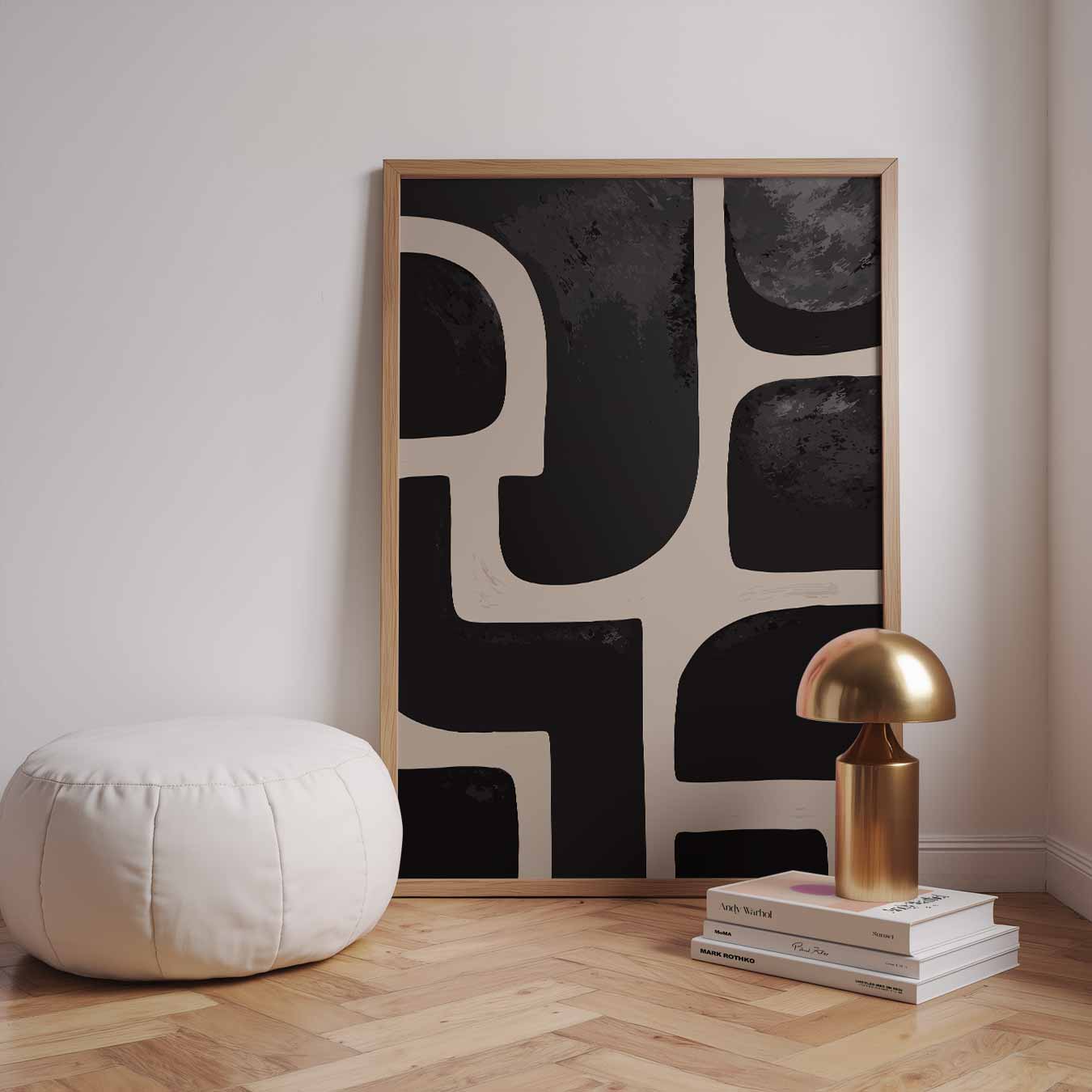 Moderne Abstracte Kunstposter-WallArtistic