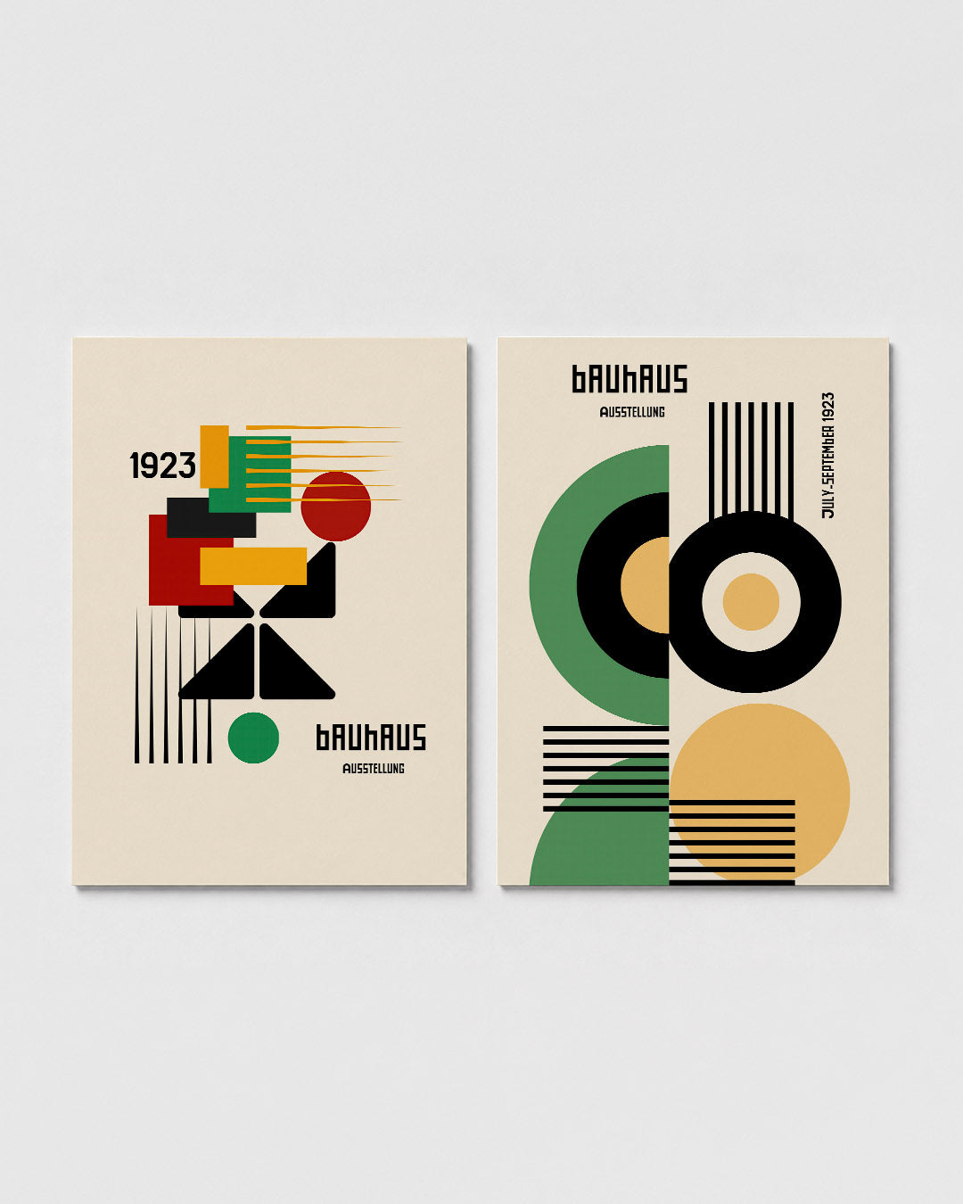 Vorm en kleurenspel Posterset