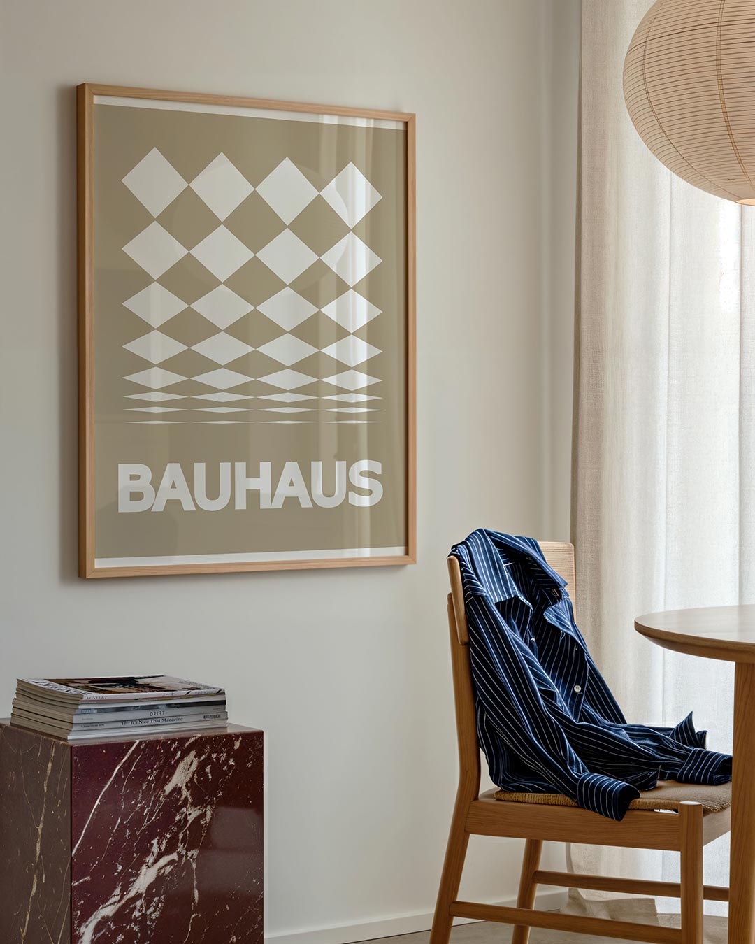 Diamantpatroon perspectief Poster