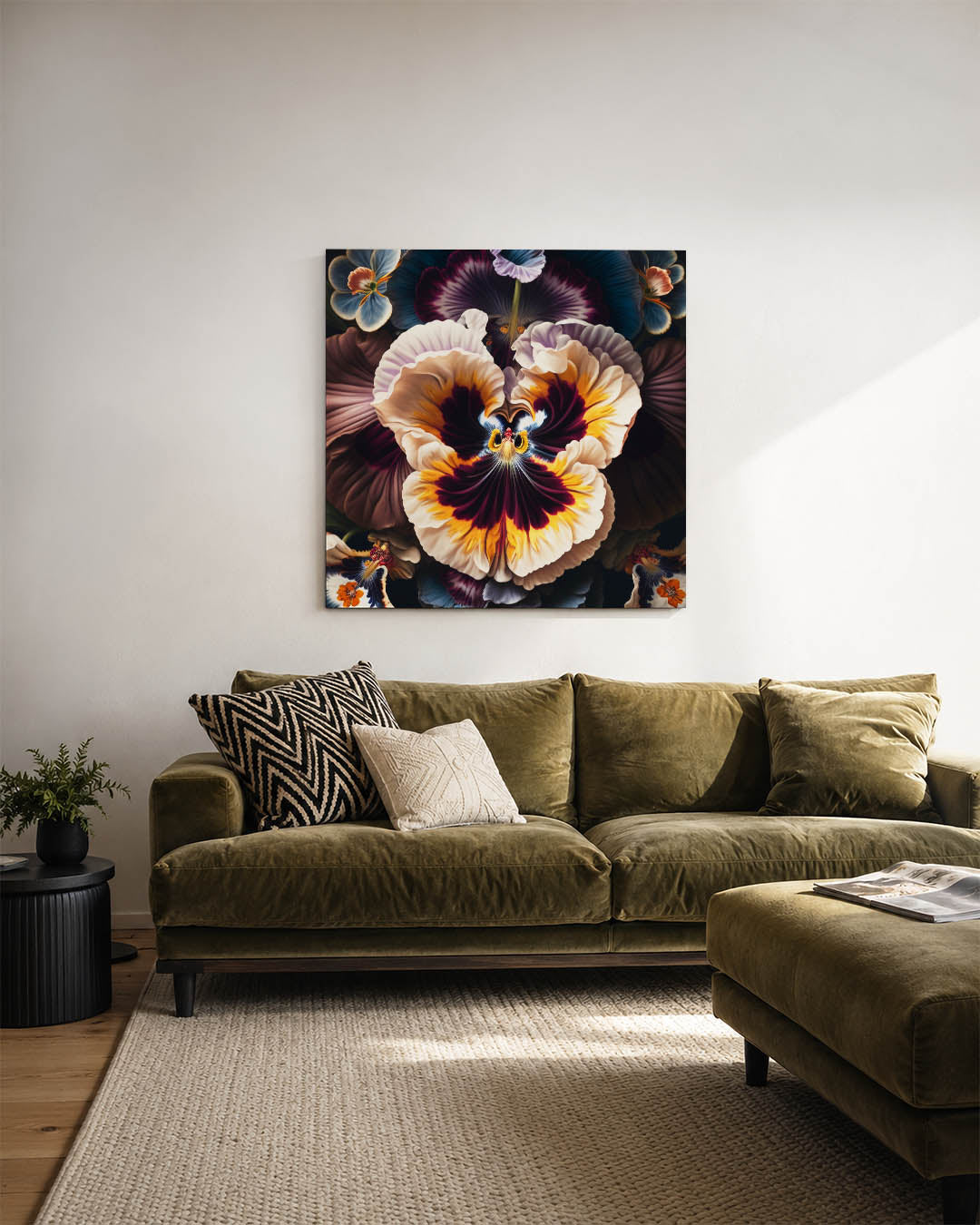Bloemrijke harmonie Kunstwerk