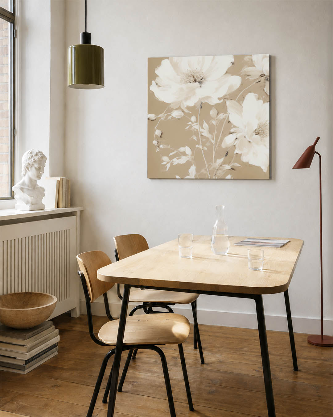 Bloemrijke elegantie Kunstwerk