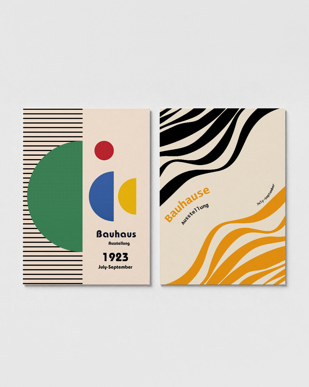 Vormen en kleurvlakken Posterset
