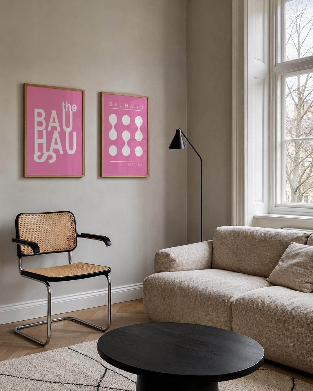 Typografische speelsheid Posterset