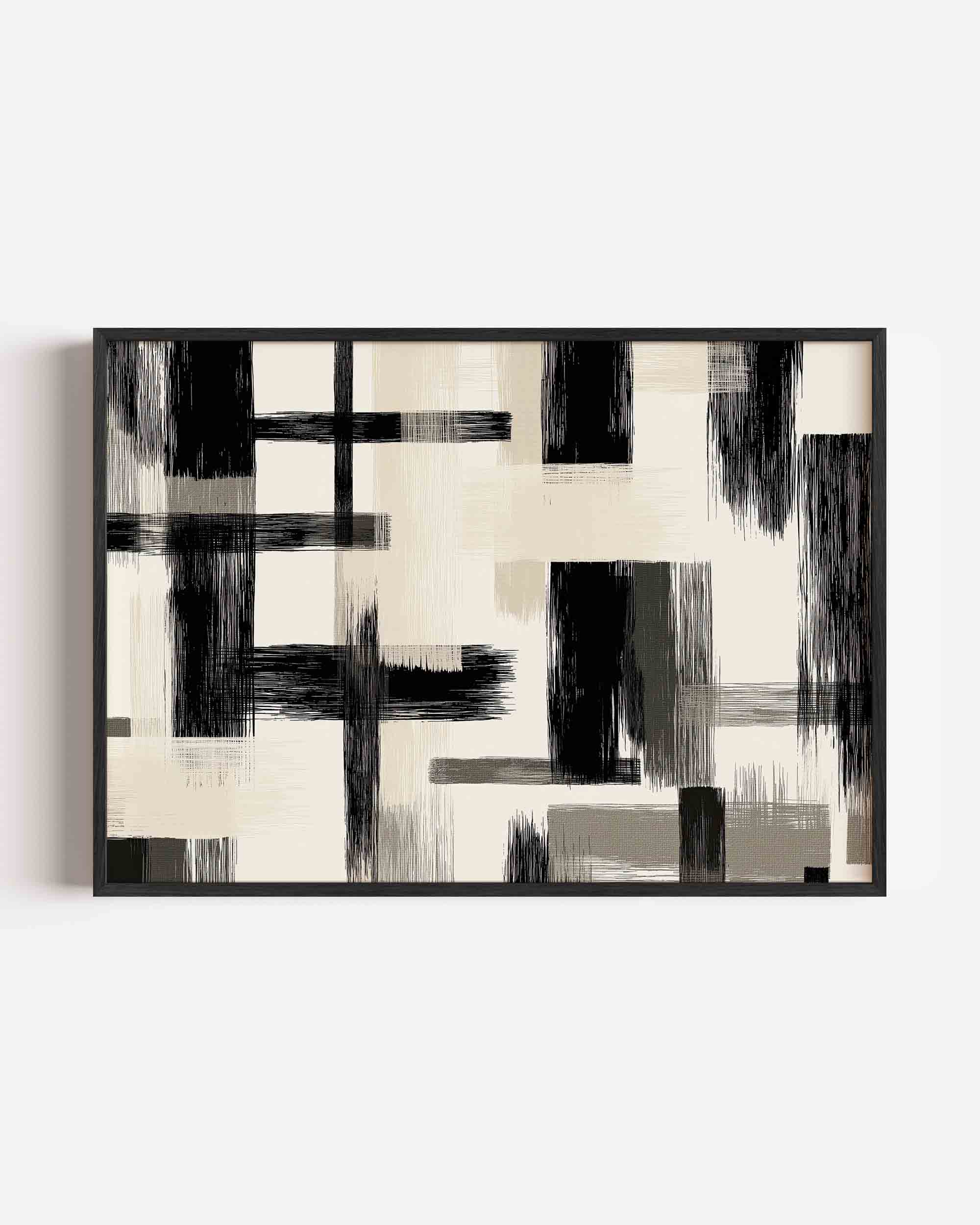 Abstracte lijnen Poster