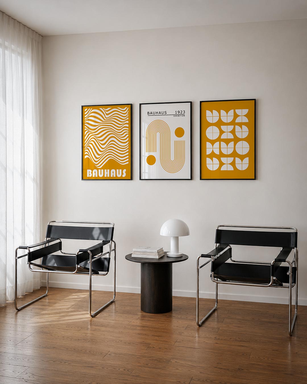 Golvend lijnenspel Posterset