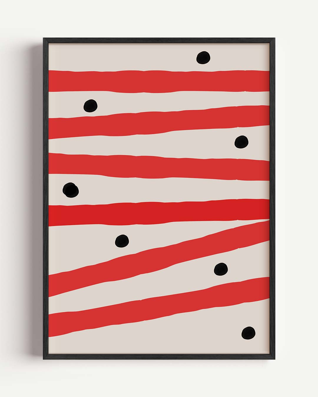 Vrolijke Strepen en Stippen Poster-WallArtistic