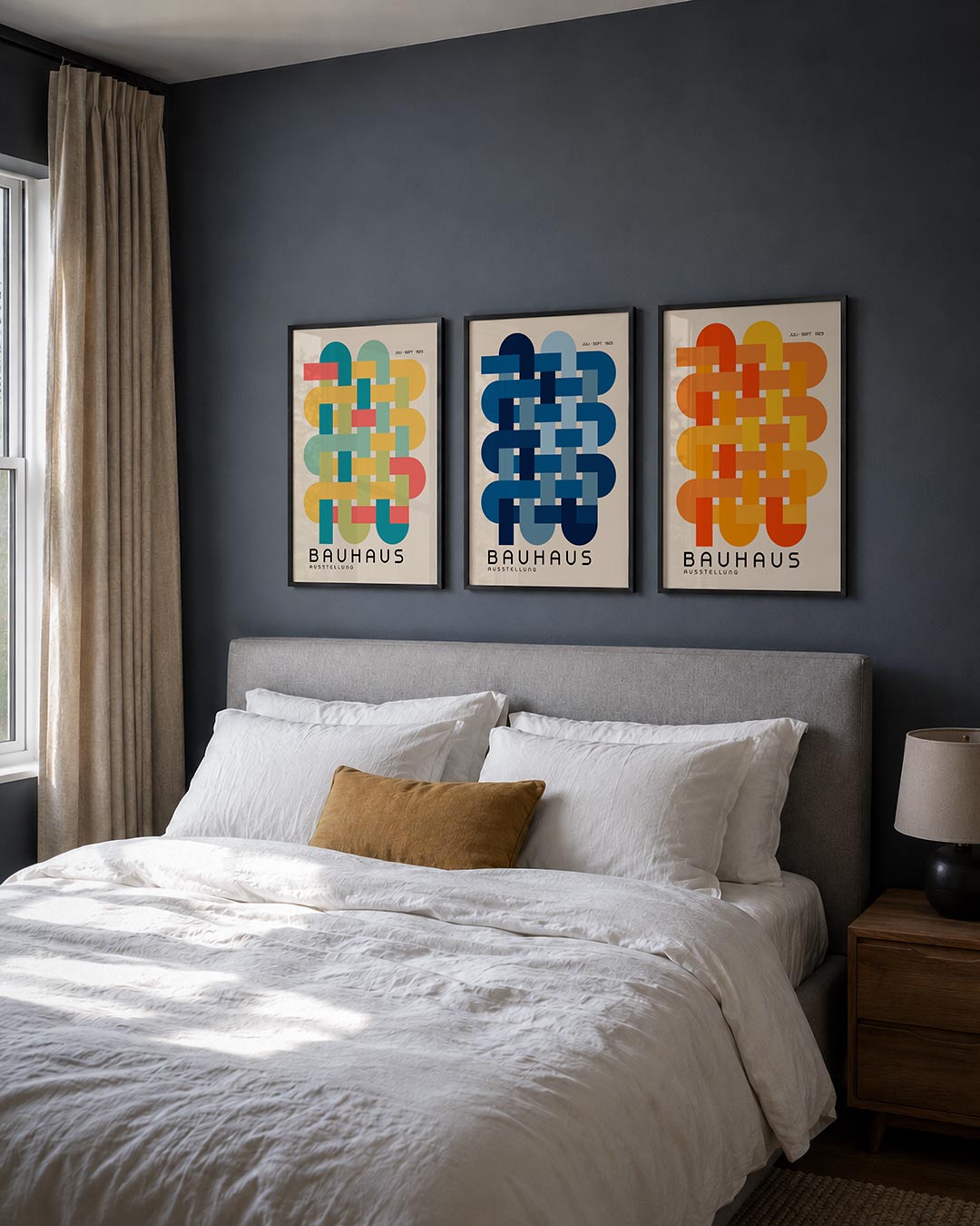 Vlechtwerk kleuren Posterset
