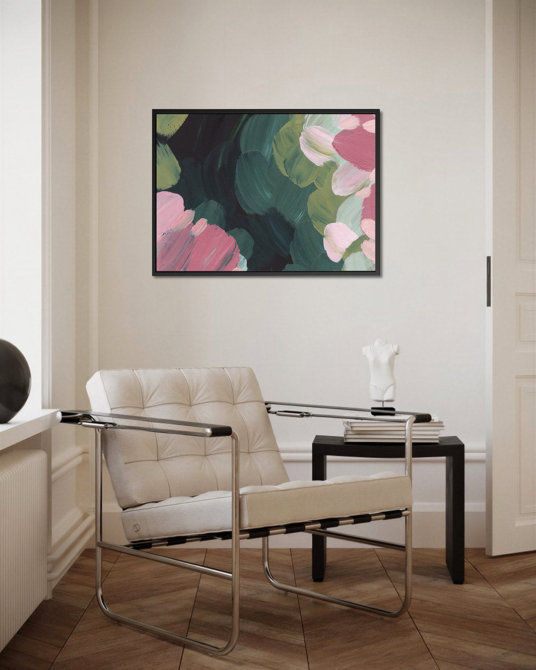Kleurrijke penseelstreken Kunstwerk