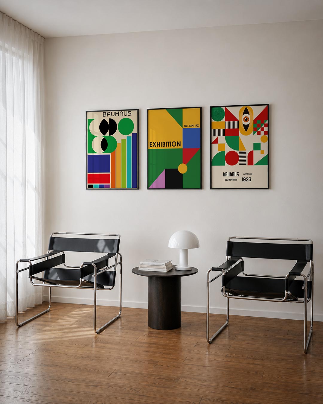 Kleurrijke vormen Posterset