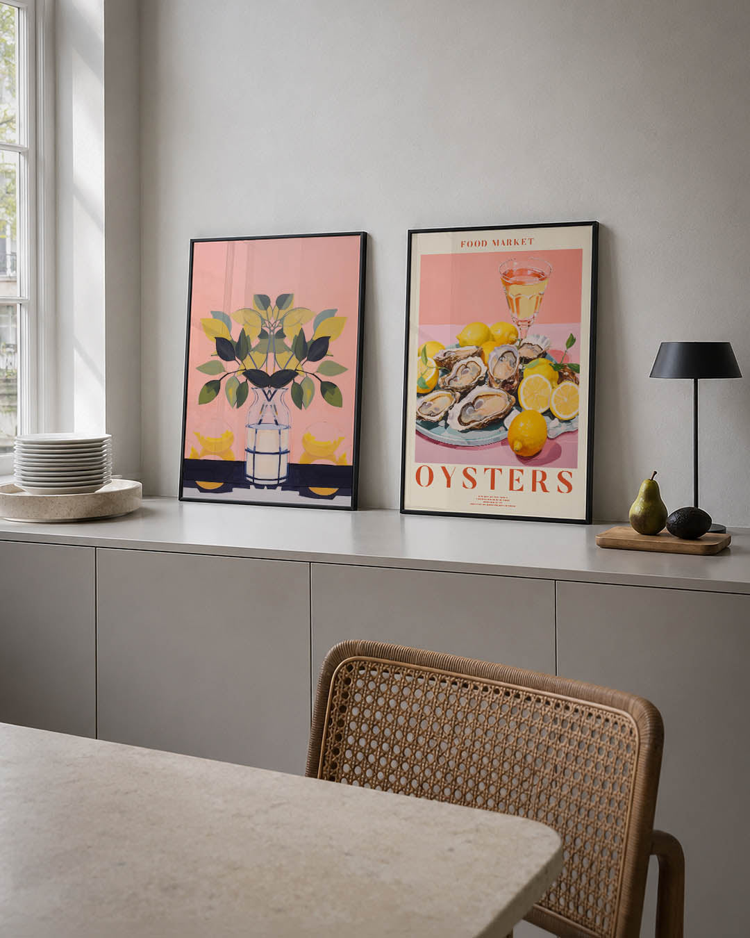 Vormen en bladeren Posterset