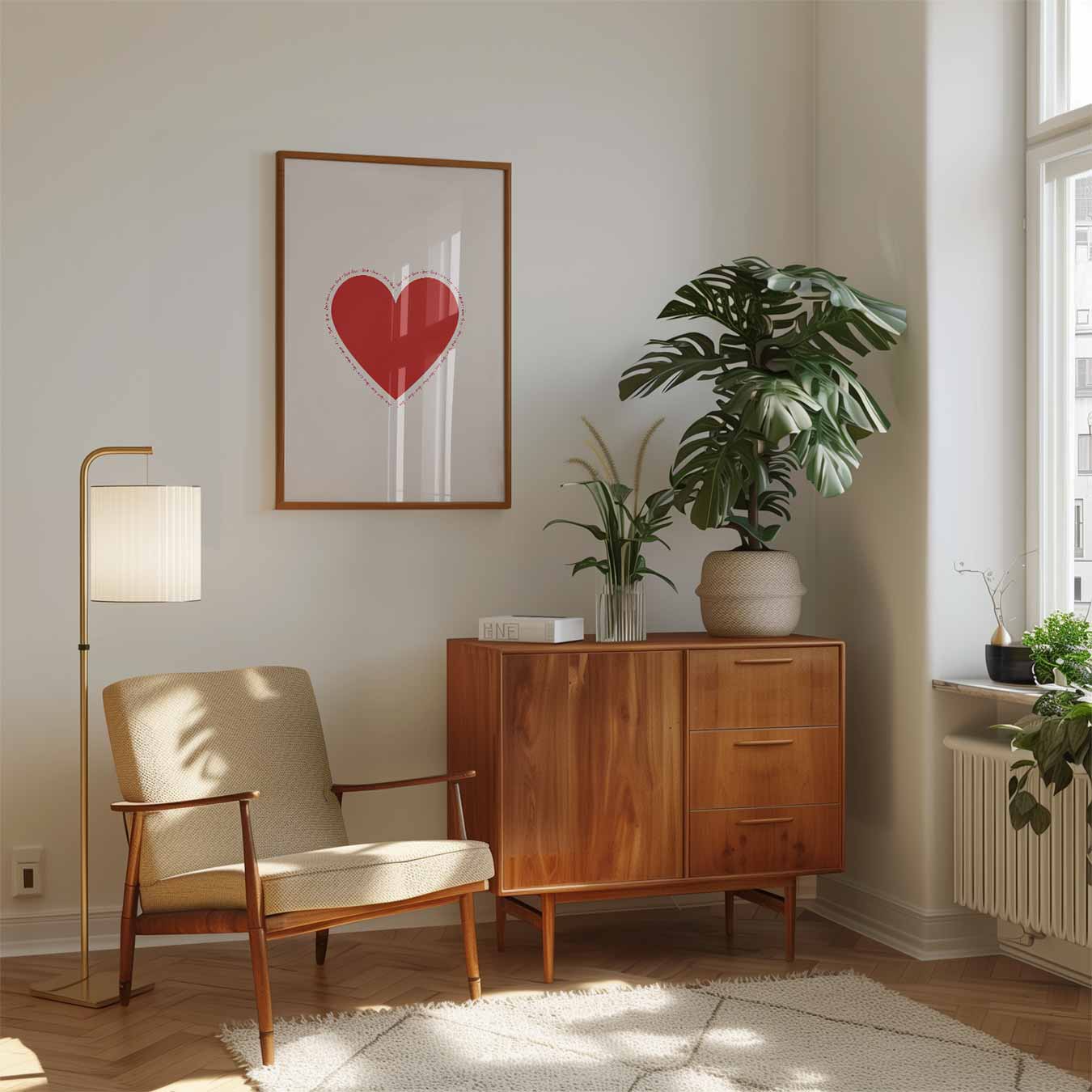 Love Hart Poster-WallArtistic