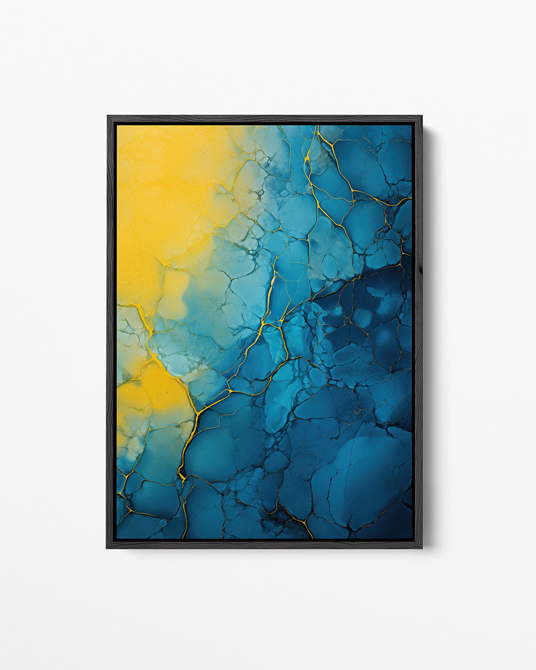 Vloeiende kleurpatronen Kunstwerk