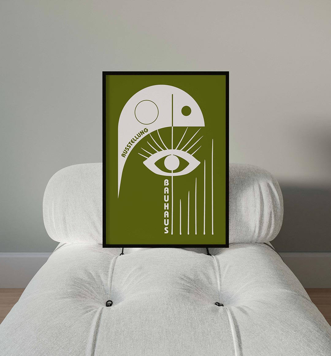Oog en lijnen Poster