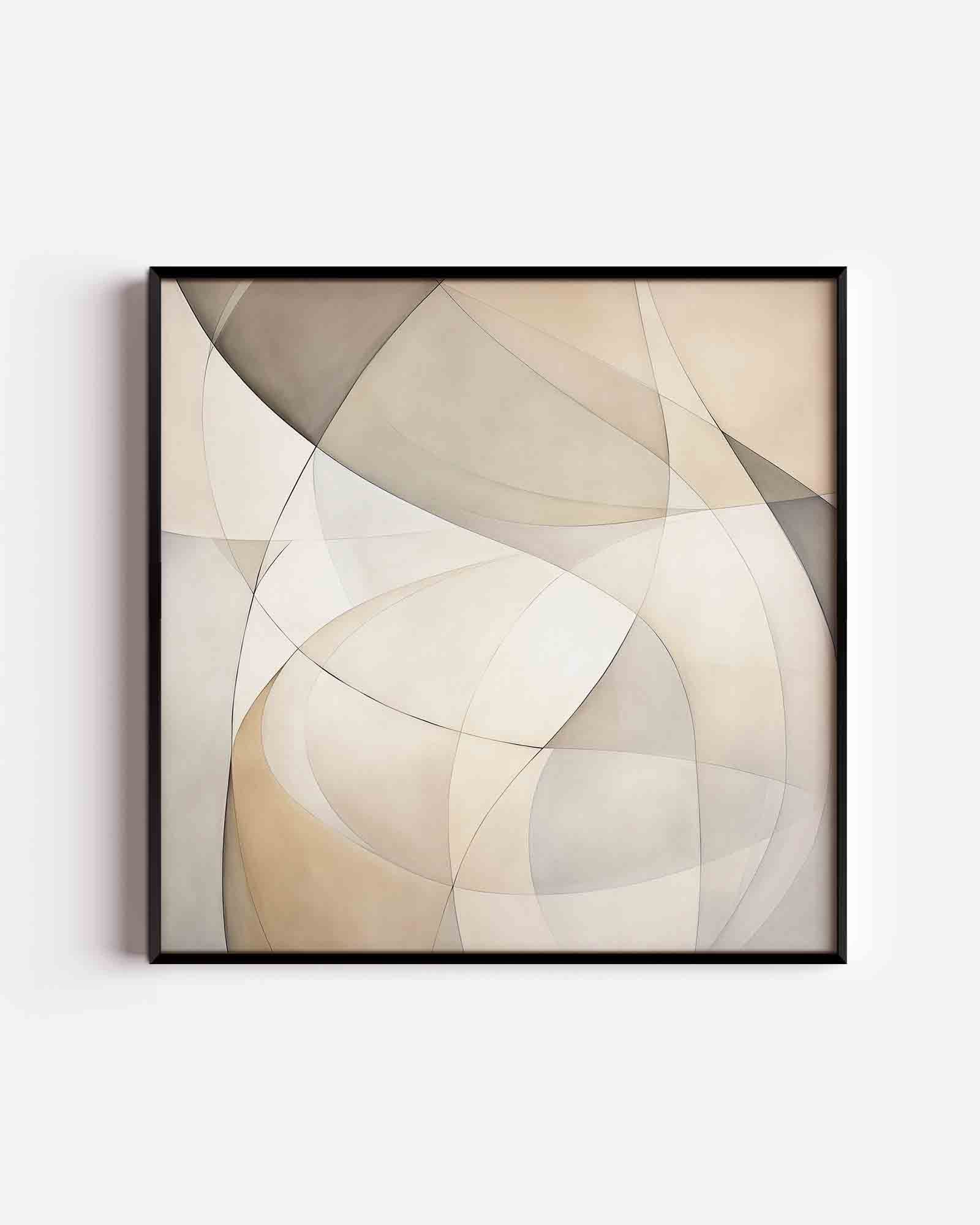 Abstracte vormen Poster