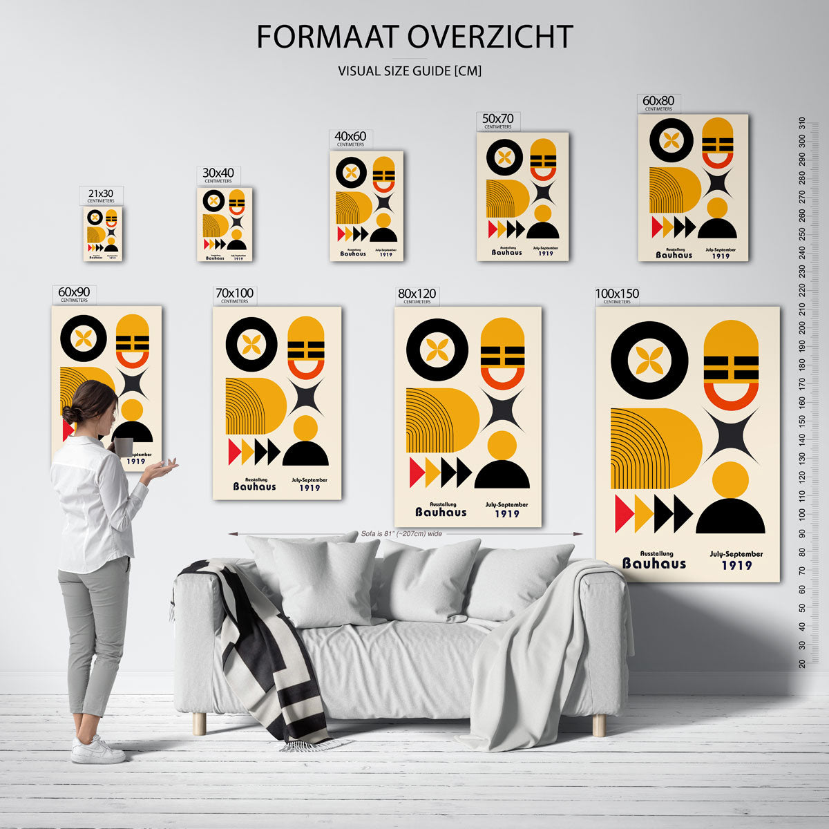 Vormen en vlakkenspel Poster