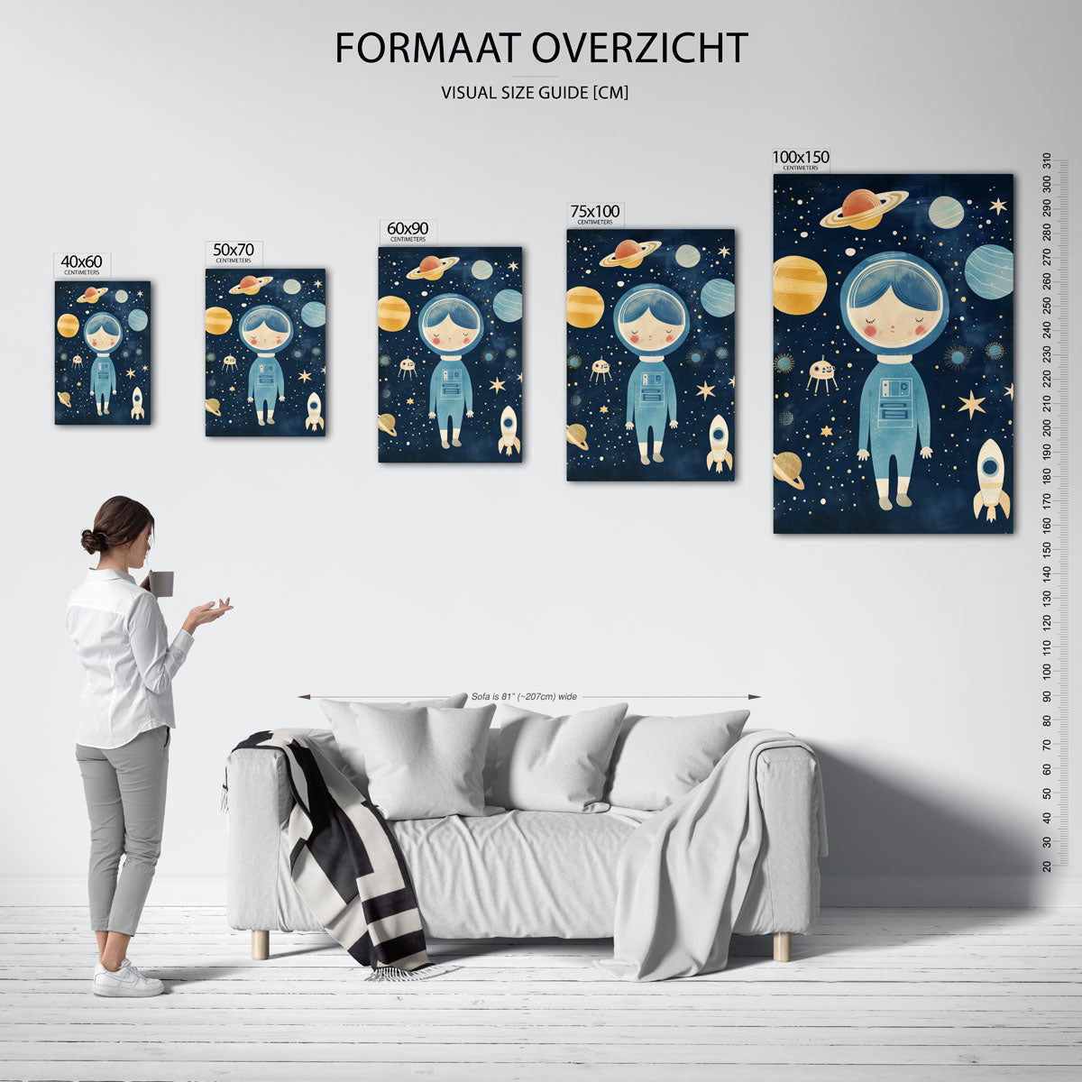 Ruimte illustratie Kunstwerk