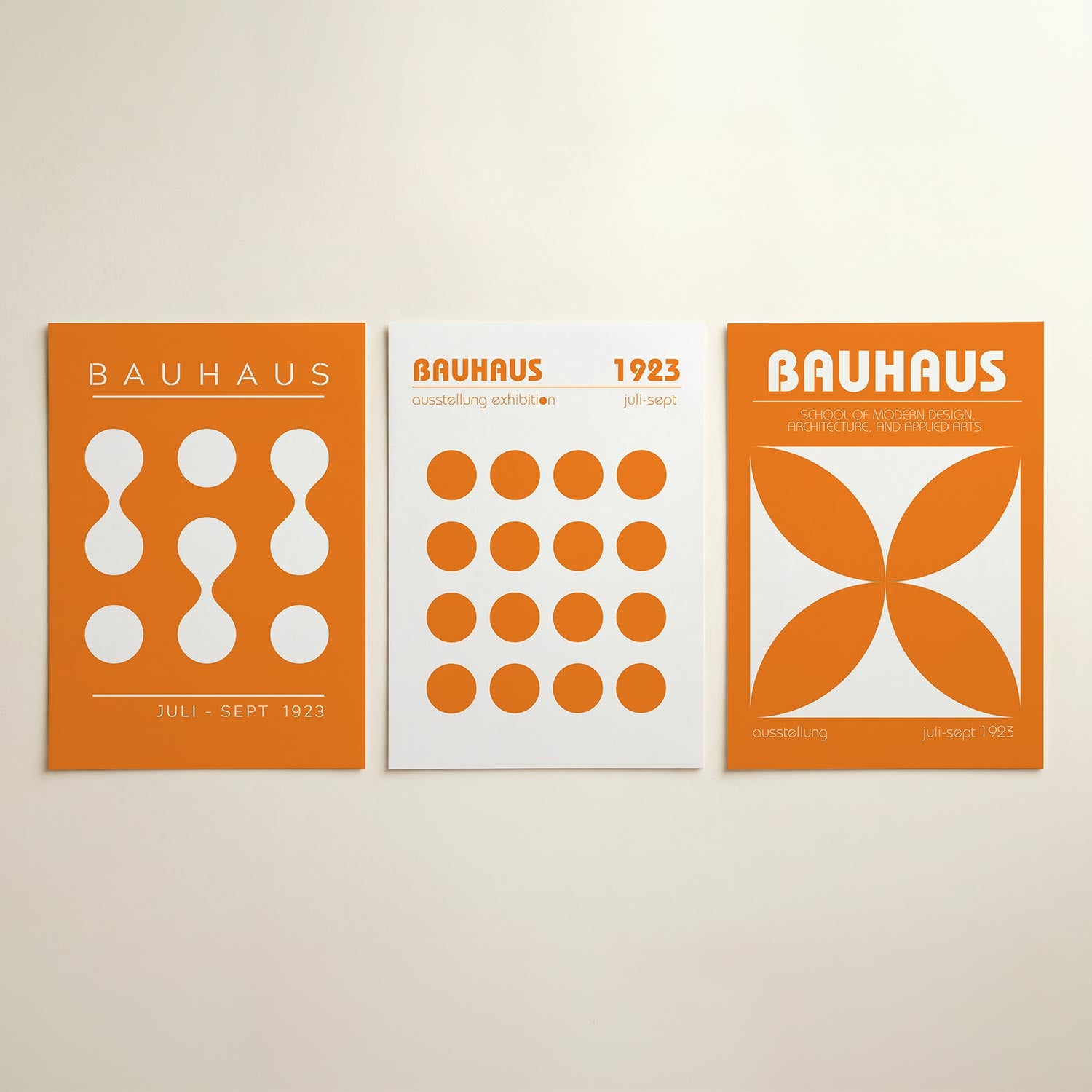 Vormen en vlakken Posterset