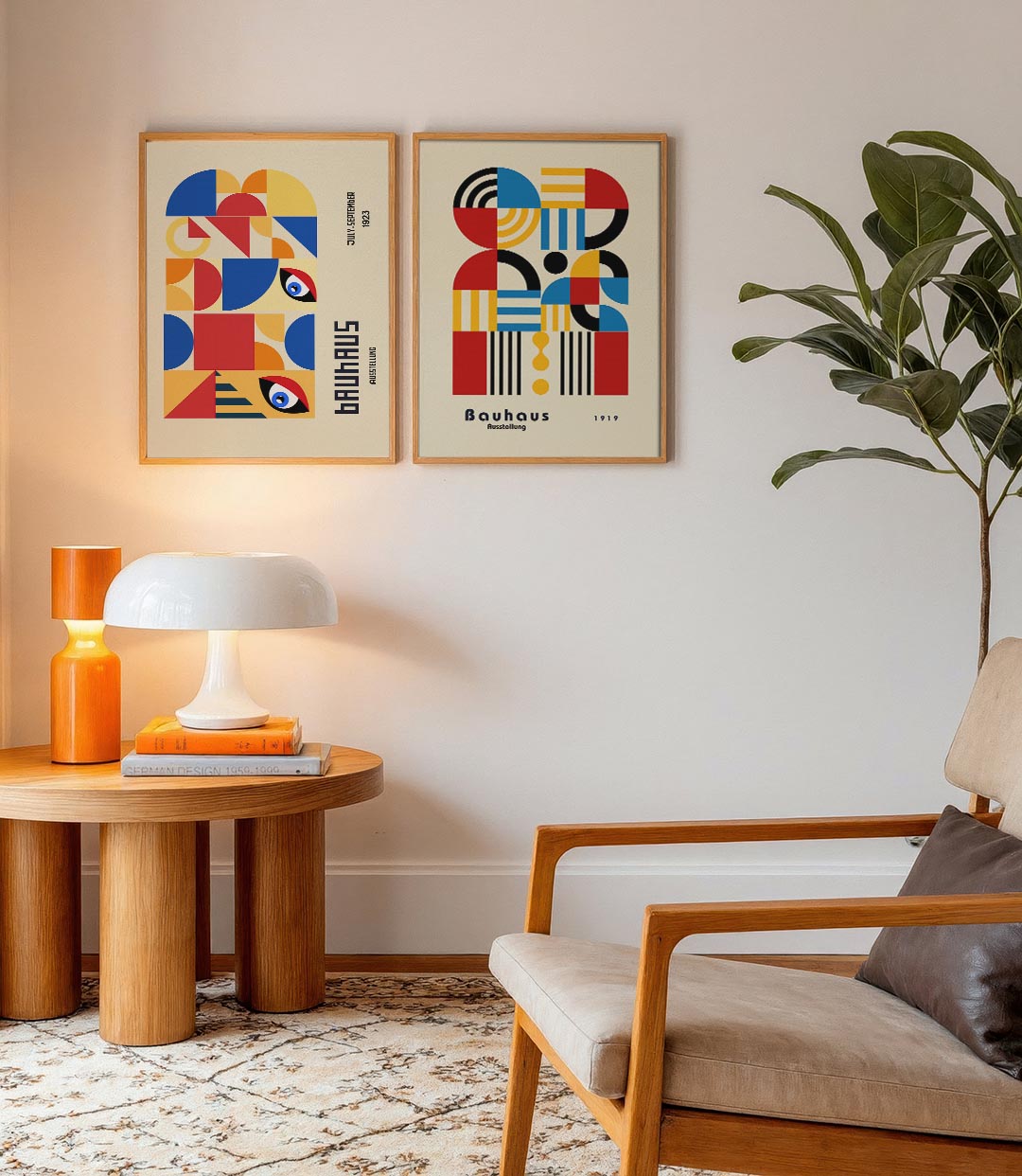 Vormen en kleurvlakken Posterset