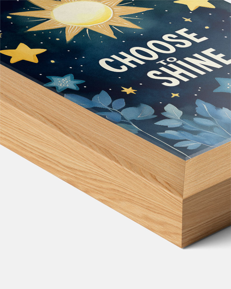 Stralende Inspiratie Poster-WallArtistic