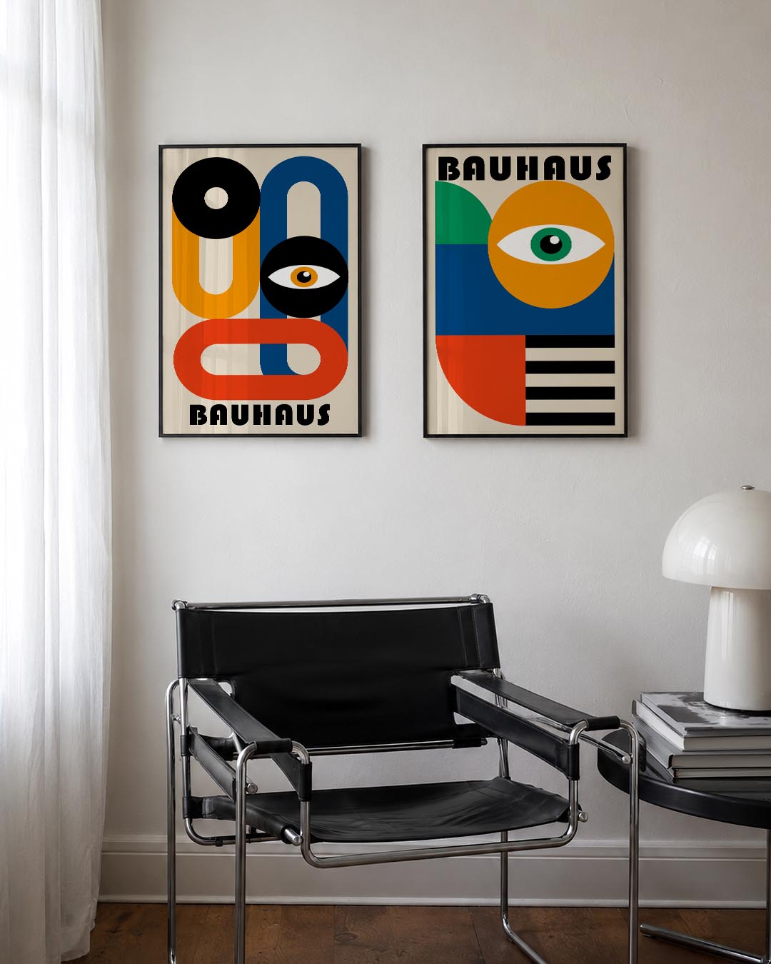Kleurrijke vormen Posterset